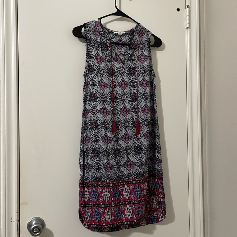 NWOT beachlunchlounge Blue and Pink Dress Size XS - Picture 2 of 8